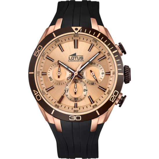 MONTRE LOTUS 18193/2 CRÈME, BRACELET CAOUTCHOUC, HOMME