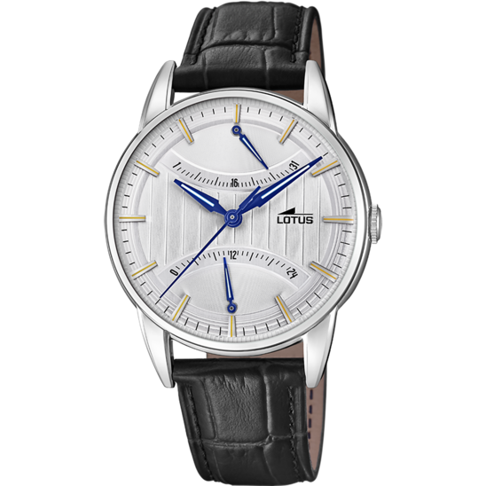 RELOJ LOTUS OUTLET RELOJES 18429/1 GRIS PLATA CORREA DE CUERO, HOMBRE