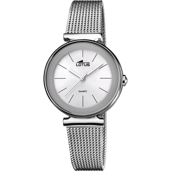 MONTRE LOTUS TRENDY 18434/1 ARGENT, BRACELET EN ACIER, FEMME