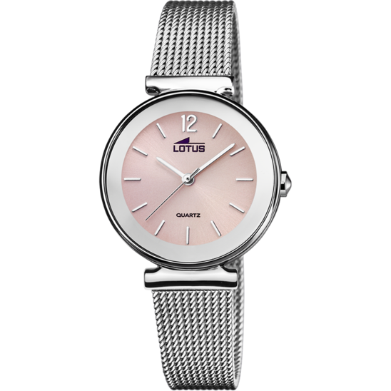 OROLOGIO LOTUS TRENDY 18434/C ROSÉ BRACCIALE IN ACIAIO, DONNA