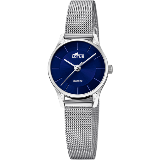 MONTRE LOTUS MINIMALIST 18571/C BLEU, BRACELET EN ACIER, FEMME