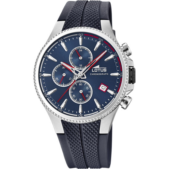 RELOJ DE HOMBRE LOTUS COLOR CON ESFERA AZUL 18621/1