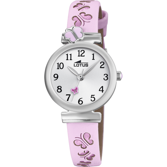 LOTUS KIDS'S SILVER JUNIOR COLLECTION LEATHER WATCH BRACELET 18627/2