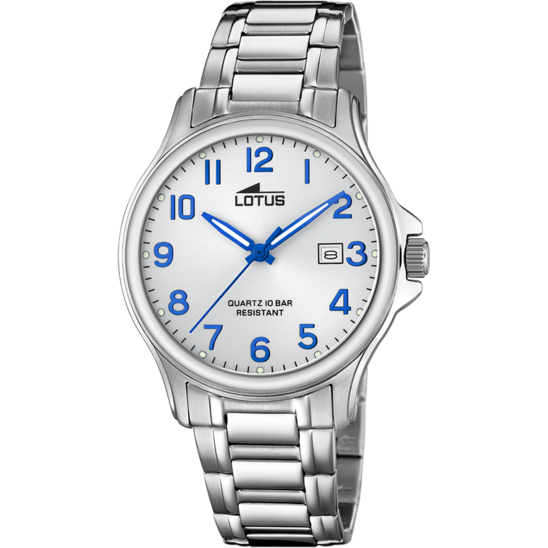 MONTRE LOTUS CLASSIC STEEL 18645/4 ARGENT, BRACELET EN ACIER, HOMME