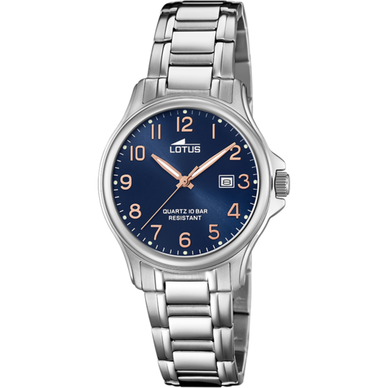 RELOJ DE MUJER LOTUS CLASSIC STEEL CON ESFERA AZUL 18655/2