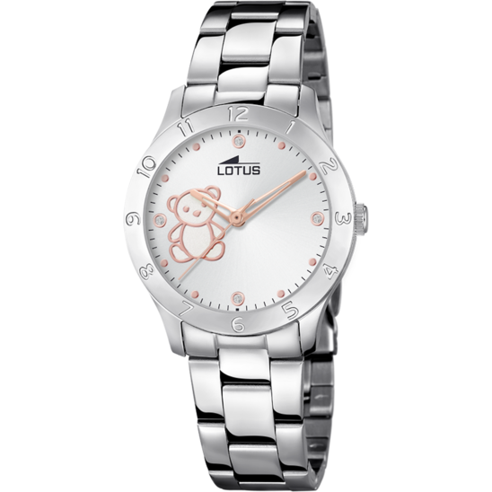 LOTUS KIDS'S SILVER JUNIOR COLLECTION STAINLESS STEEL WATCH BRACELET 18657/1