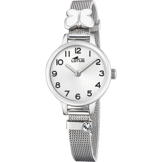 MONTRE LOTUS JUNIOR COLLECTION 18660/1 ARGENT, BRACELET EN ACIER, ENFANTS