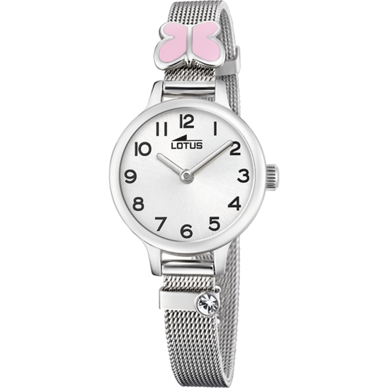 MONTRE LOTUS JUNIOR COLLECTION 18660/2 ARGENT, BRACELET EN ACIER, ENFANTS