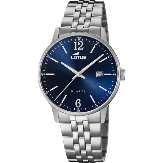 MONTRE LOTUS CLASSIC STEEL 18694/3 BLEU, BRACELET EN ACIER, HOMME