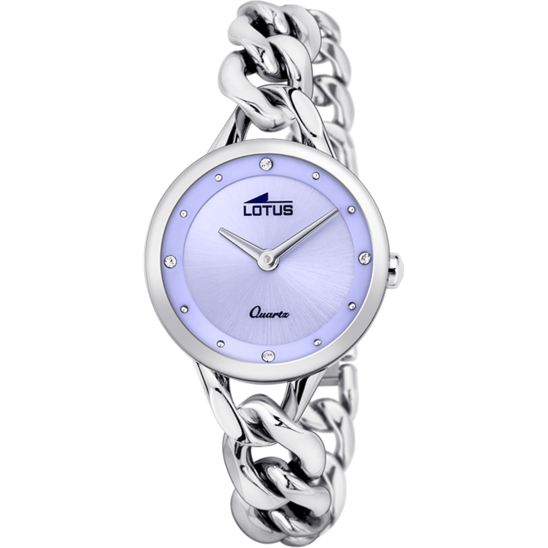 Reloj Lotus mujer Trendy 15902/1 esfera plateada acero inoxidable