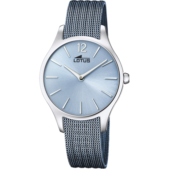 MONTRE LOTUS 18749/2 BLEU, BRACELET EN ACIER INOXYDABLE, FEMME