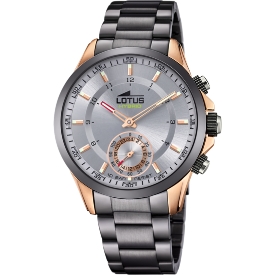 Montre Lotus Freedom Pour Femme – Boîtier Acier Inoxydable Gris, Bracelet Acier, Pierres Zirconium, étanche 10 ATM, Quartz