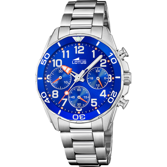 LOTUS KIDS'S BLUE JUNIOR COLLECTION 316L STAINLESS STEEL WATCH BRACELET 18858/1