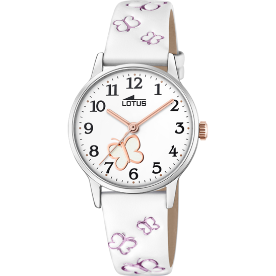 Reloj Infantil Lotus Junior Con Esfera Blanca 18864/1