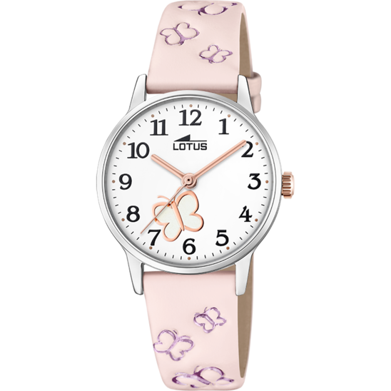 LOTUS KIDS'S WHITE JUNIOR COLLECTION LEATHER WATCH BRACELET 18864/2
