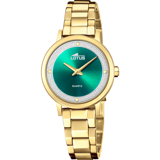 Reloj LOTUS Mujer Acero Esfera Verde