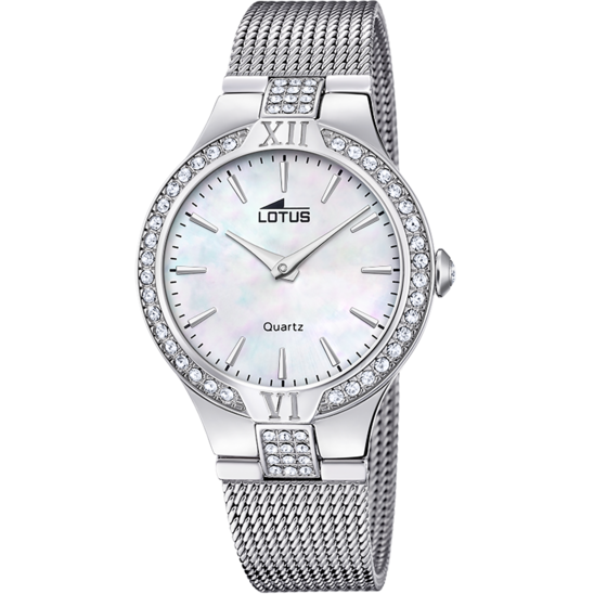 lotus RELOJ LOTUS 18894/A BEIGE CORREA DE ACERO INOXIDABLE 316L MUJER