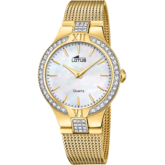 lotus RELOJ LOTUS BLISS 18895/A BEIGE CORREA DE ACERO INOXIDABLE 316L MUJER