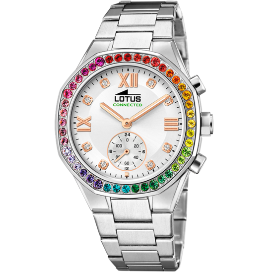 WOMEN'S LOTUS CONNECTED WATCH WITH SILVER DIAL 18924/5