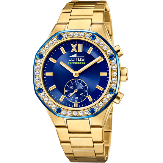 WOMEN'S LOTUS CONNECTED WATCH WITH BLUE DIAL 18925/2