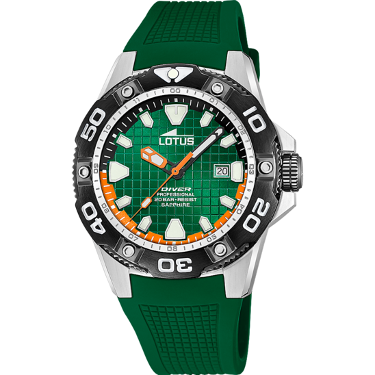 RELOJ DE HOMBRE LOTUS DIVER CON ESFERA VERDE 18927/3