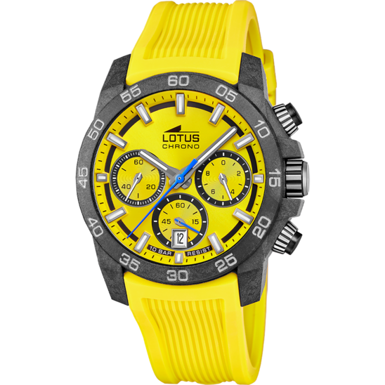 lotus RELOJ LOTUS CHRONO 18974/5 AMARILLO CORREA DE CAUCHO HOMBRE