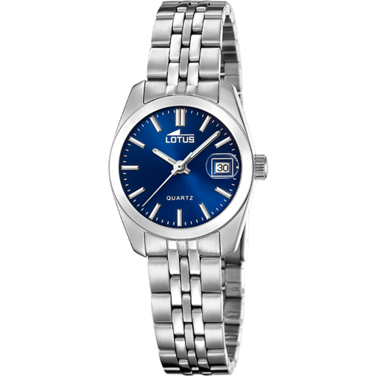 Reloj Lotus Freedom 18992/5 Azul Correa De Acero Inoxidable 316l, Mujer