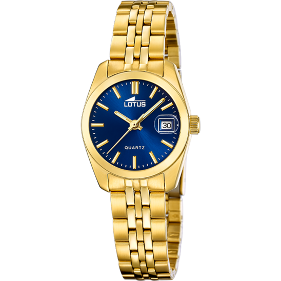 Reloj Lotus Freedom 18993/5 Azul Correa De Acero Inoxidable 316l, Mujer