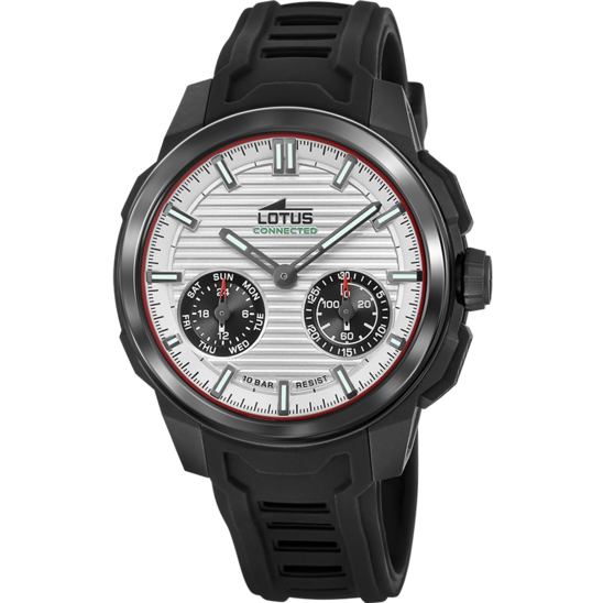 Reloj Lotus Connected 19092/1 Gris Correa De Silicona, Hombre