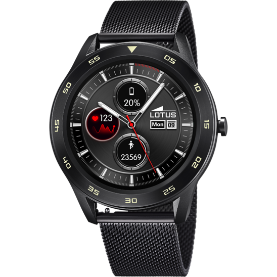 SMARTWATCH LOTUS 50010/A STAINLESS STEEL 316L STRAP, BLUETOOTH, MEN