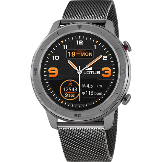 SMARTWATCH LOTUS 50022/1 CON CINTURINO IN ACCIAIO INOX 316L, BLUETOOTH, UOMO