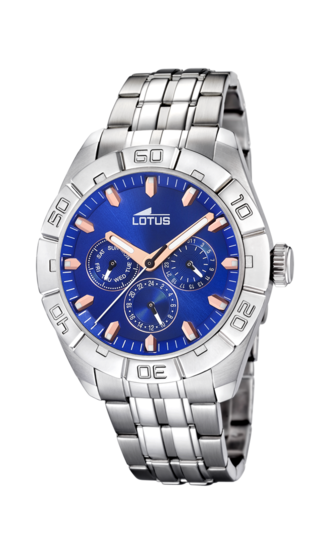 LOTUS MEN'S BLUE STAINLESS STEEL WATCH BRACELET 15814/A