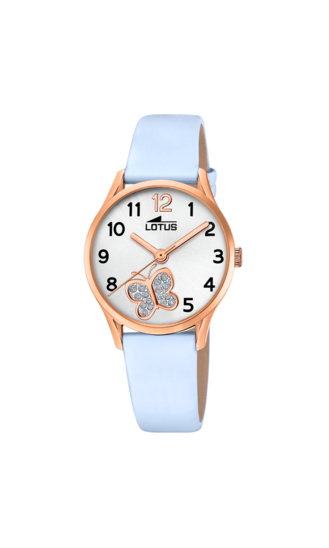 LOTUS KIDS'S WHITE JUNIOR COLLECTION LEATHER WATCH BRACELET 18407/F