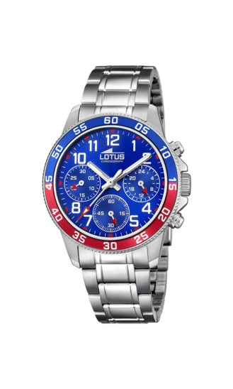 LOTUS KIDS'S BLUE JUNIOR COLLECTION STAINLESS STEEL WATCH BRACELET 18580/4