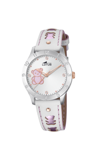 LOTUS KIDS'S SILVER JUNIOR COLLECTION LEATHER WATCH BRACELET 18657/B