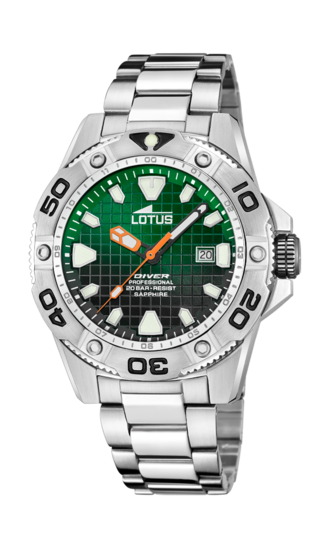 OROLOGIO LOTUS 18790/6 VERDE BRACCIALE IN ACIAIO, DONNA