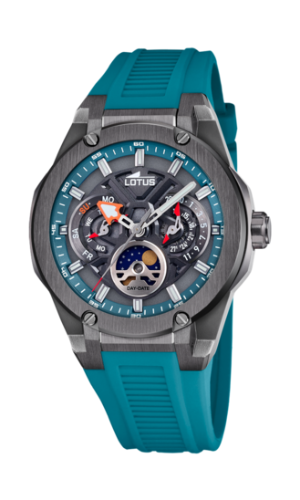 RELOJ LOTUS VORTEX 18946/2 AZUL CORREA DE CAUCHO, HOMBRE