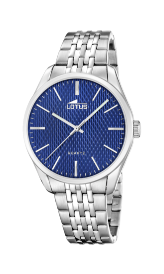 Lot De 2 Montres LOTUS Pour Homme - Acier Inoxydable, Cadran Argenté - Piles à Changer