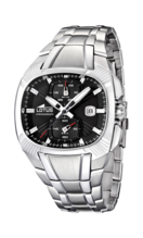 LOTUS MEN'S BLACK  STAINLESS STEEL WATCH BRACELET 15752/8