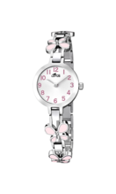 LOTUS KINDERACHTIG WIT OUTLET STAAL HORLOGE ARMBAND 15829/2