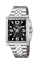 LOTUS WOMEN'S BLACK STAINLESS STEEL WATCH BRACELET 15996/B