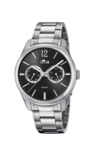 LOTUS Orologio Uomo 18373/3 - Cassa E Cinturino In Acciaio 316L, Quadrante Azzurro, Vetro Minerale, 5 ATM
