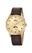 LOTUS MEN'S CREAM LEATHER WATCH BRACELET 18428/B
