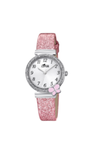 LOTUS KIDS'S SILVER JUNIOR COLLECTION LEATHER WATCH BRACELET 18584/1