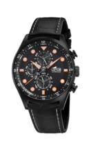 RELOJ LOTUS 18593/D NEGRO CORREA DE CUERO, HOMBRE