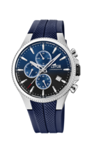 Lotus Chronograph Men's watch Blue dial details in rose gold 18629/2