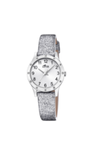 LOTUS KIDS'S SILVER JUNIOR COLLECTION LEATHER WATCH BRACELET 18624/1
