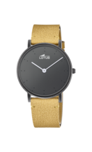 LOTUS WOMEN'S GRAY LEATHER WATCH BRACELET 18780/2