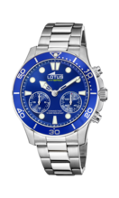 LOTUS MEN'S BLUE CONNECTED STAINLESS STEEL 18800/1