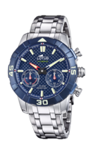 LOTUS MEN'S BLUE CONNECTED STAINLESS STEEL 18810/3